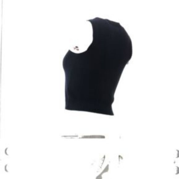 NWT LANDS' END GIRL'S DRIFTER V-NECK SWEATER VEST CLASSIC NAVY LARGE (6X-7) - Picture 4 of 7